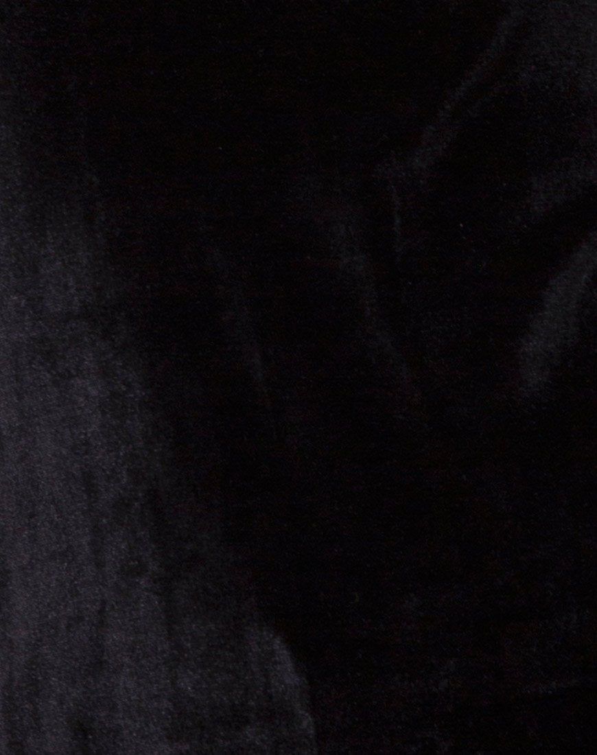 Lucine Dress in Velvet Black sold by Motel Rocks product image thumbnail 5