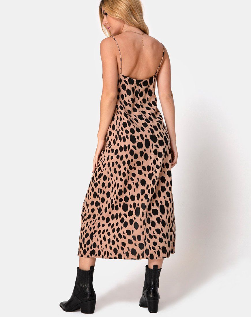 Cypress Midi Dress in Flintstone sold by Motel Rocks product image thumbnail 4