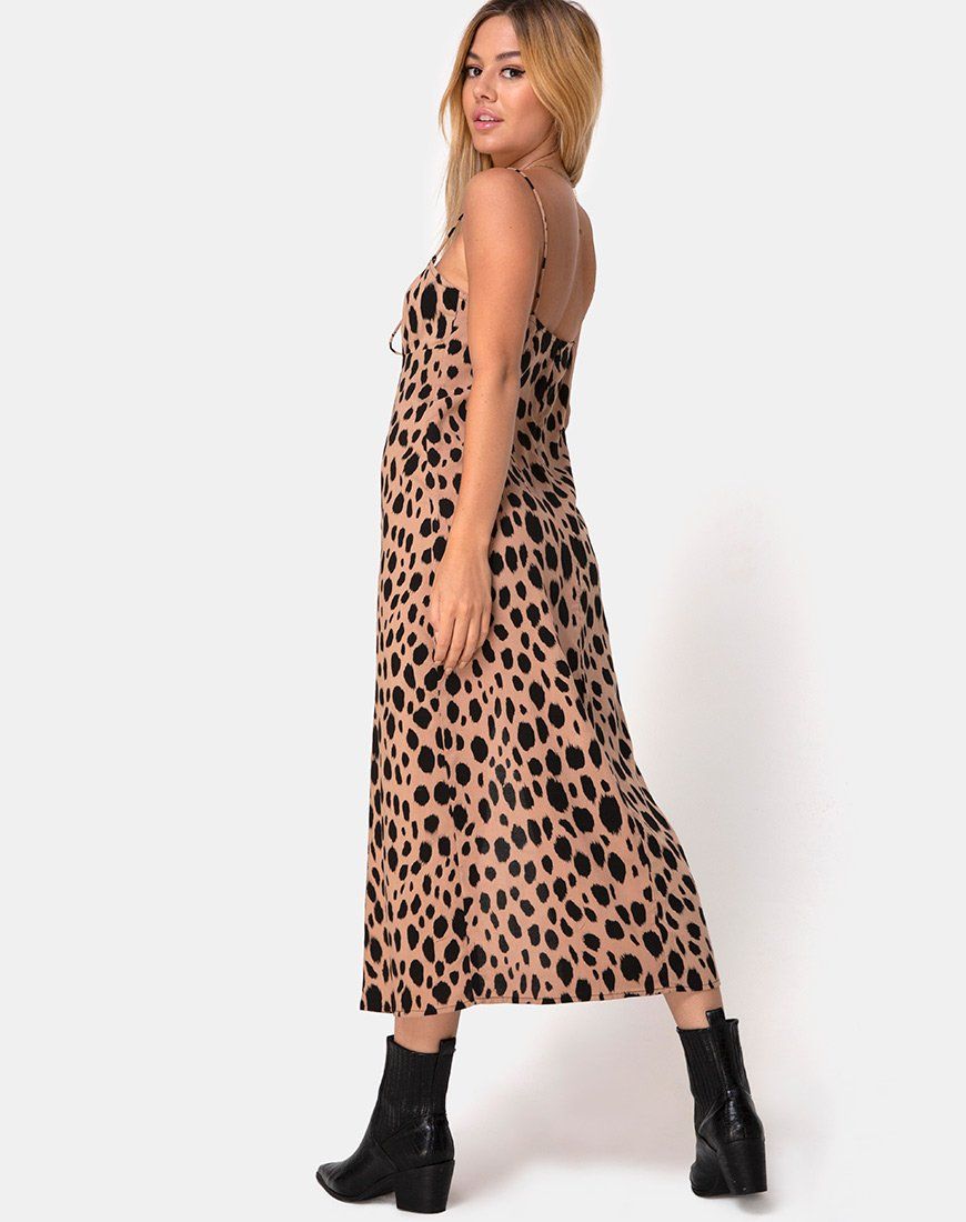Cypress Midi Dress in Flintstone sold by Motel Rocks product image thumbnail 2