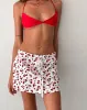 Dheca Mini Skirt in White Cherry Print sold by Motel Rocks