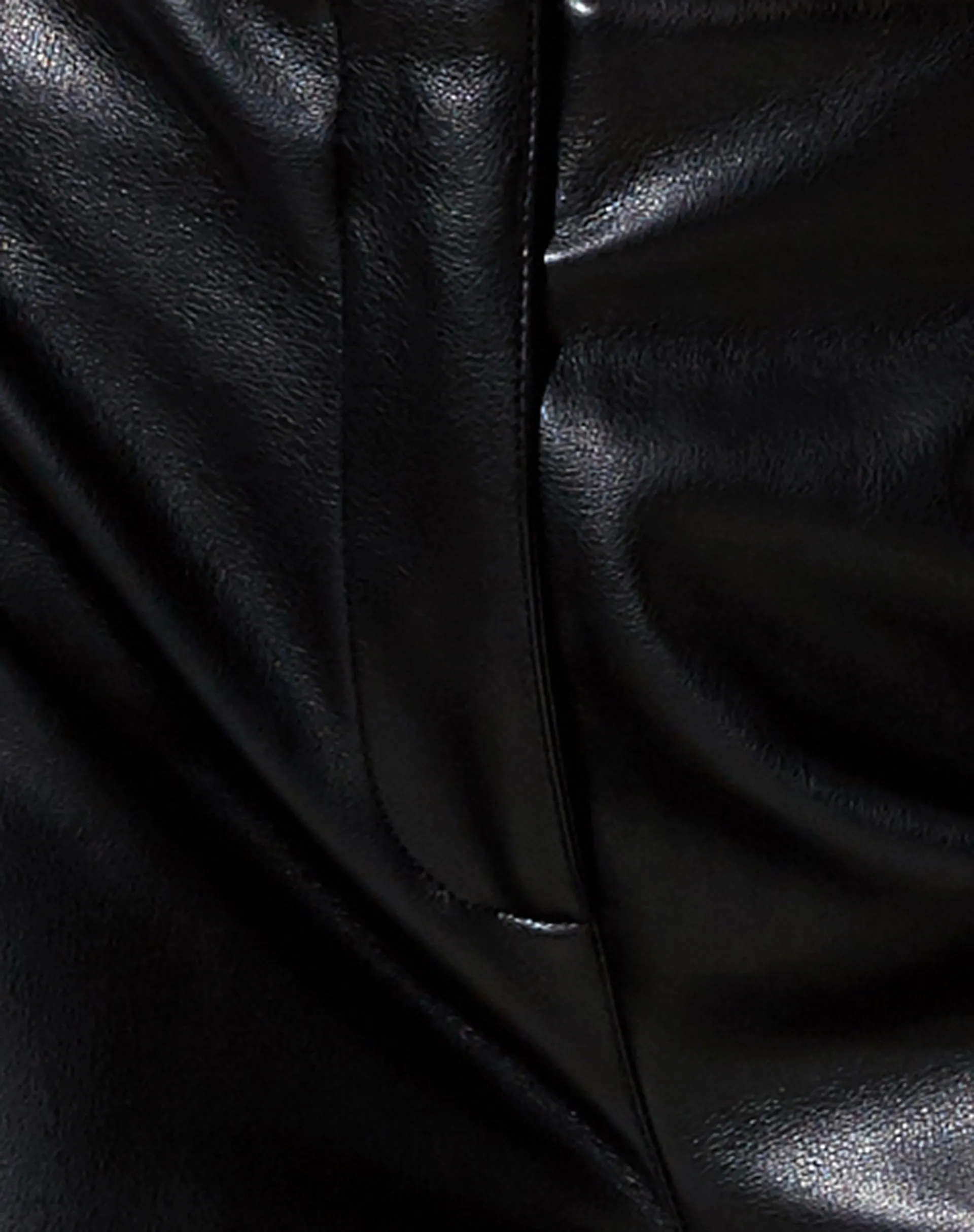 Zyanna Flare Trouser in PU Black sold by Motel Rocks product image thumbnail 5