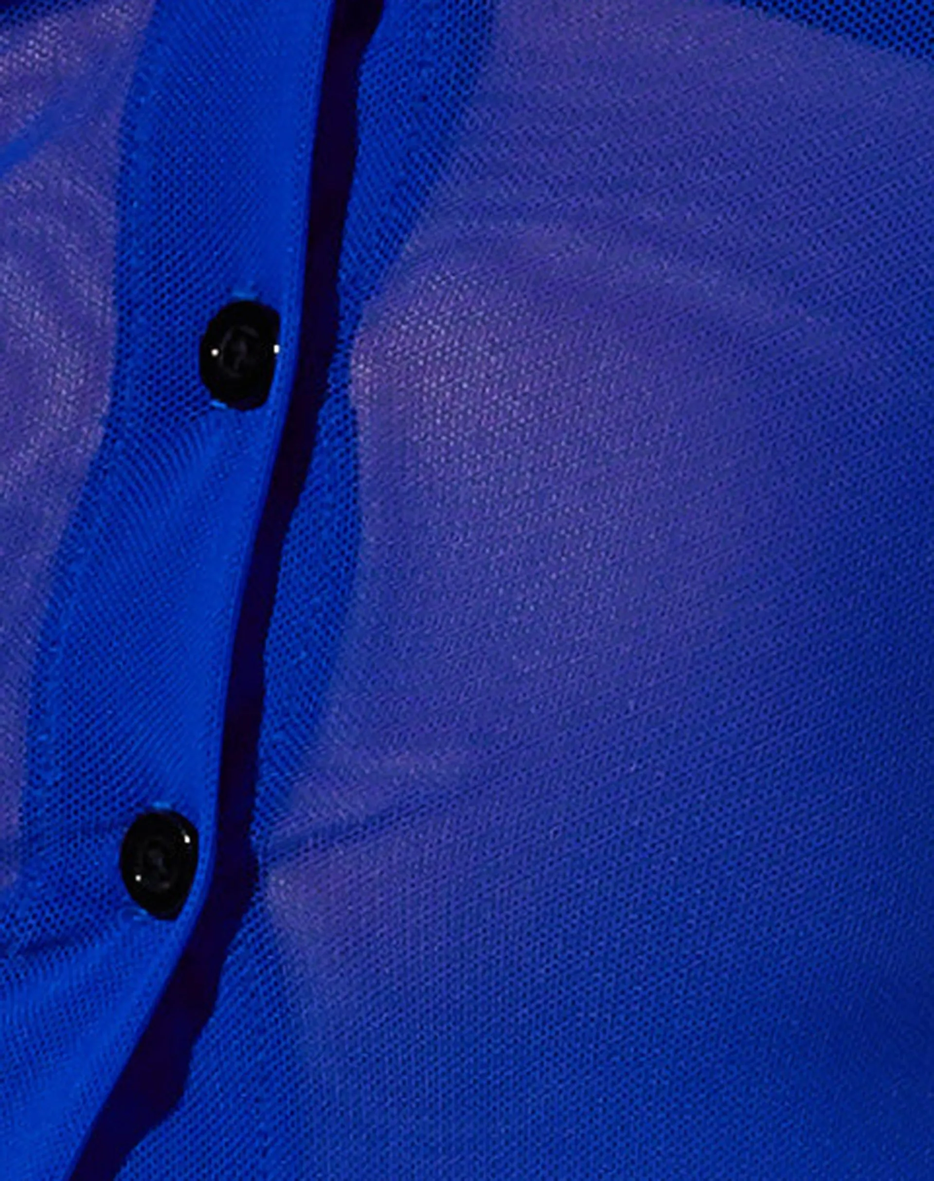 Kelly Long Sleeve Shirt in Mesh Cobalt sold by Motel Rocks product image thumbnail 5
