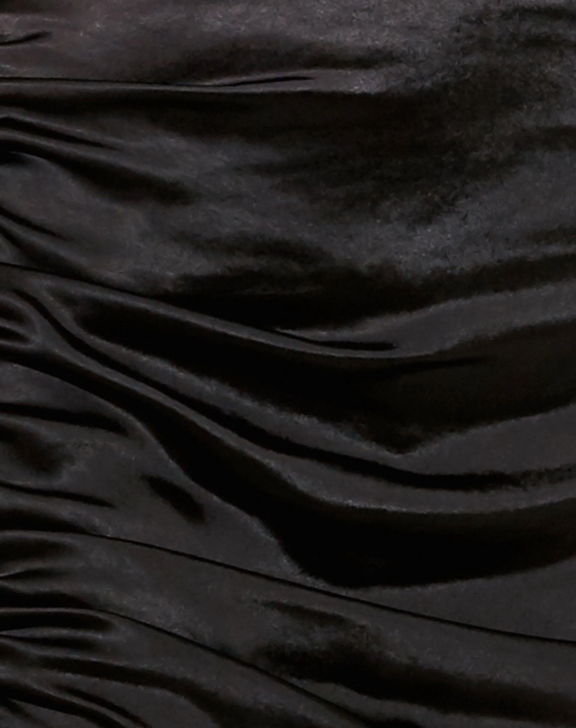 Romalia Mini Skirt in Satin Black sold by Motel Rocks product image thumbnail 5