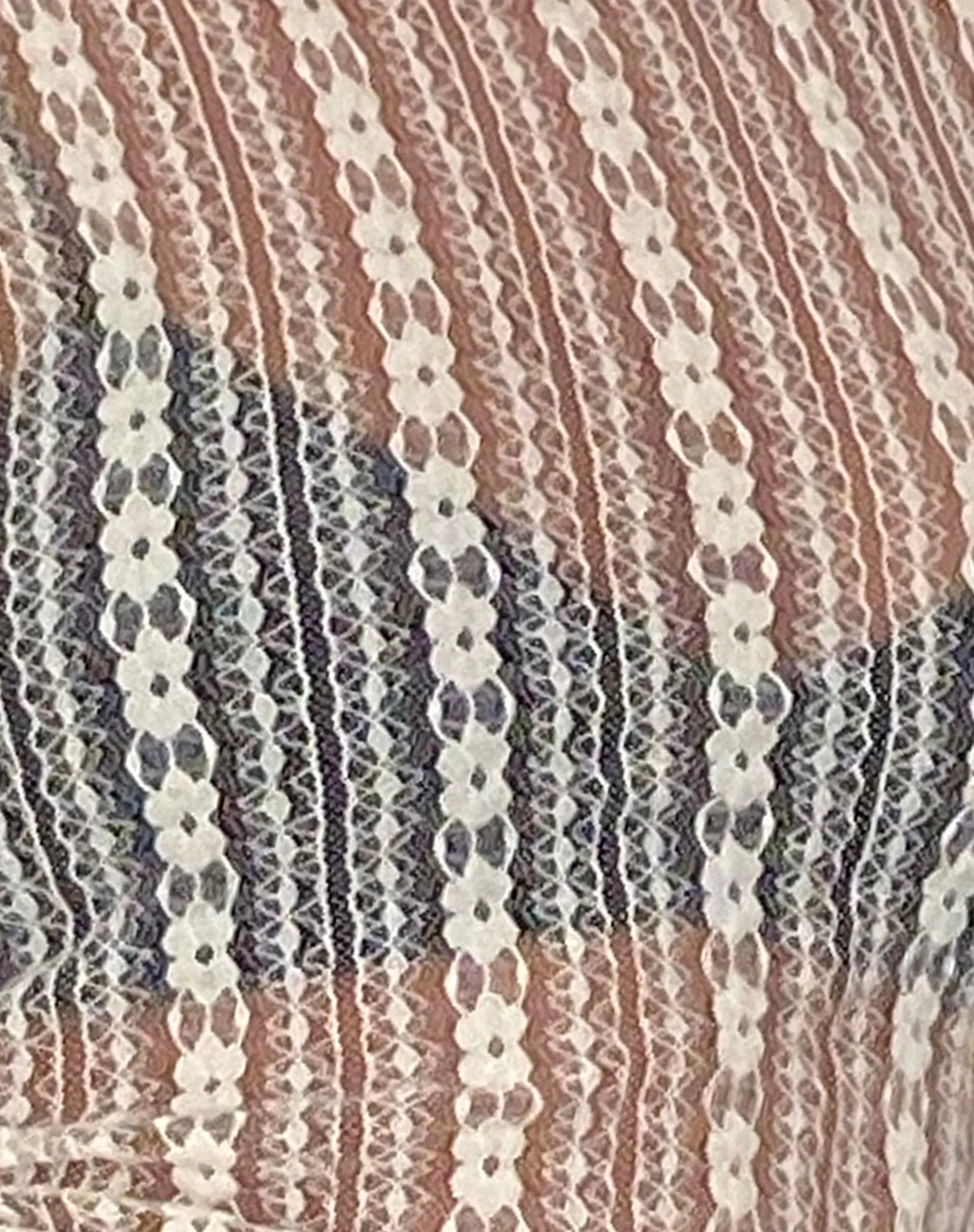 Monelo Unlined Vest Top in Ditsy Floral Cream Lace sold by Motel Rocks product image thumbnail 5