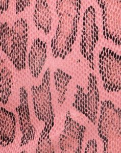 Wren Mini Skirt in PU Snake Pink sold by Motel Rocks