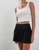 Adini Mini Skirt in Black Dobby sold by Motel Rocks
