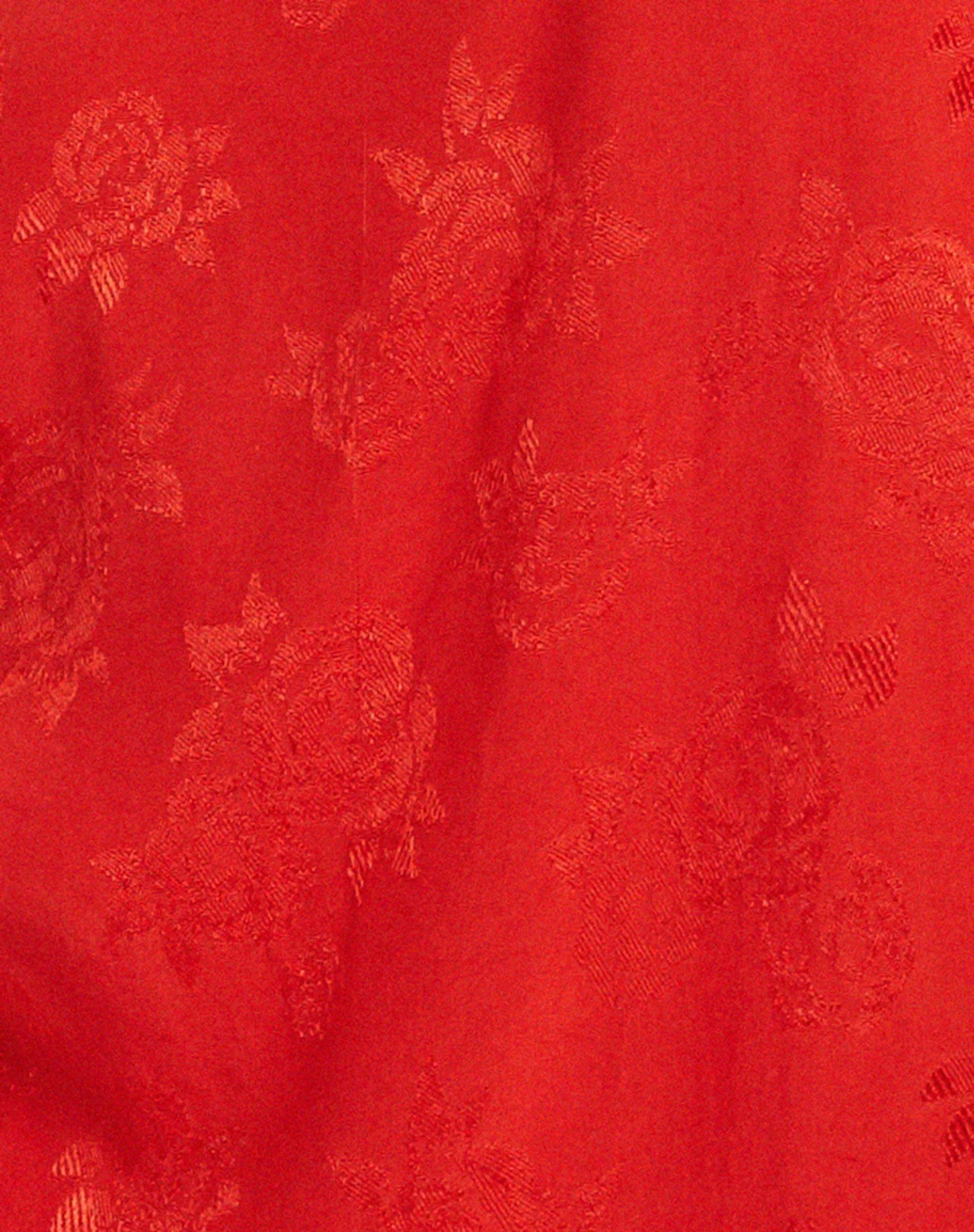 Datista Slip Dress in Satin Rose Scarlet sold by Motel Rocks product image thumbnail 5