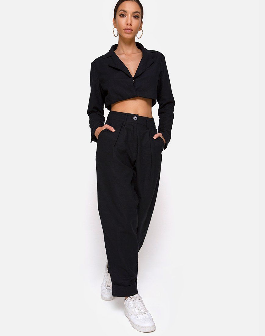 Noly Blazer in Black sold by Motel Rocks product image thumbnail 4