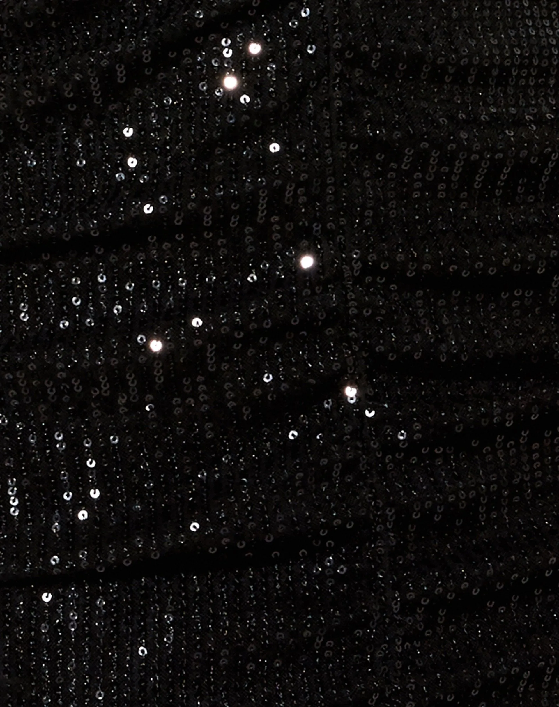 Denila Bodycon Dress in Drape Sequin Black sold by Motel Rocks product image thumbnail 5