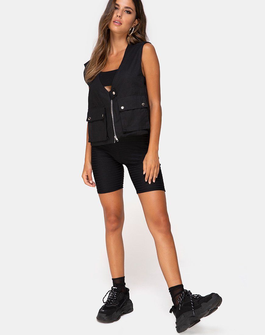 Vest Top Black sold by Motel Rocks product image thumbnail 3