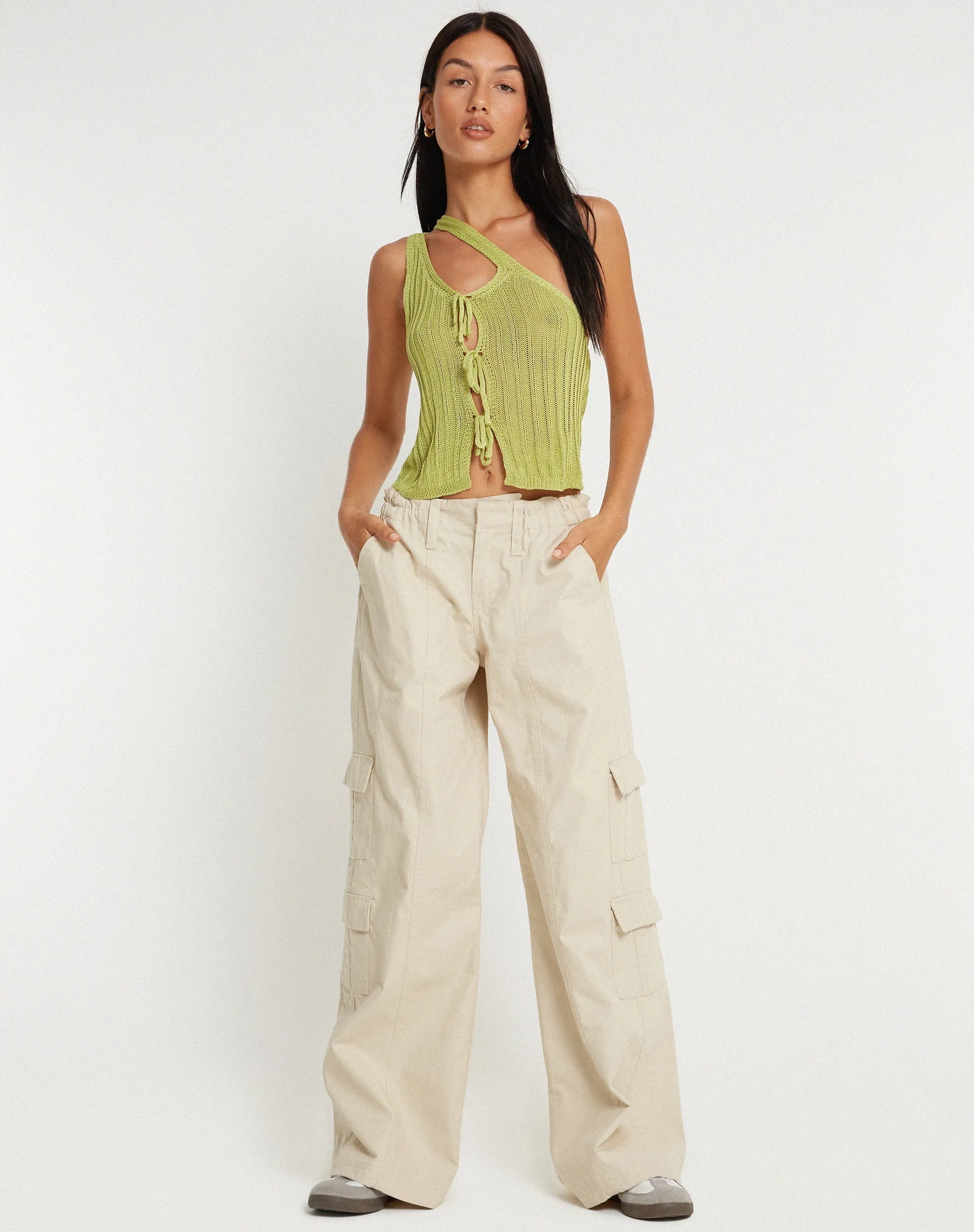 Tapa Cutout Top in Lime sold by Motel Rocks product image thumbnail 3
