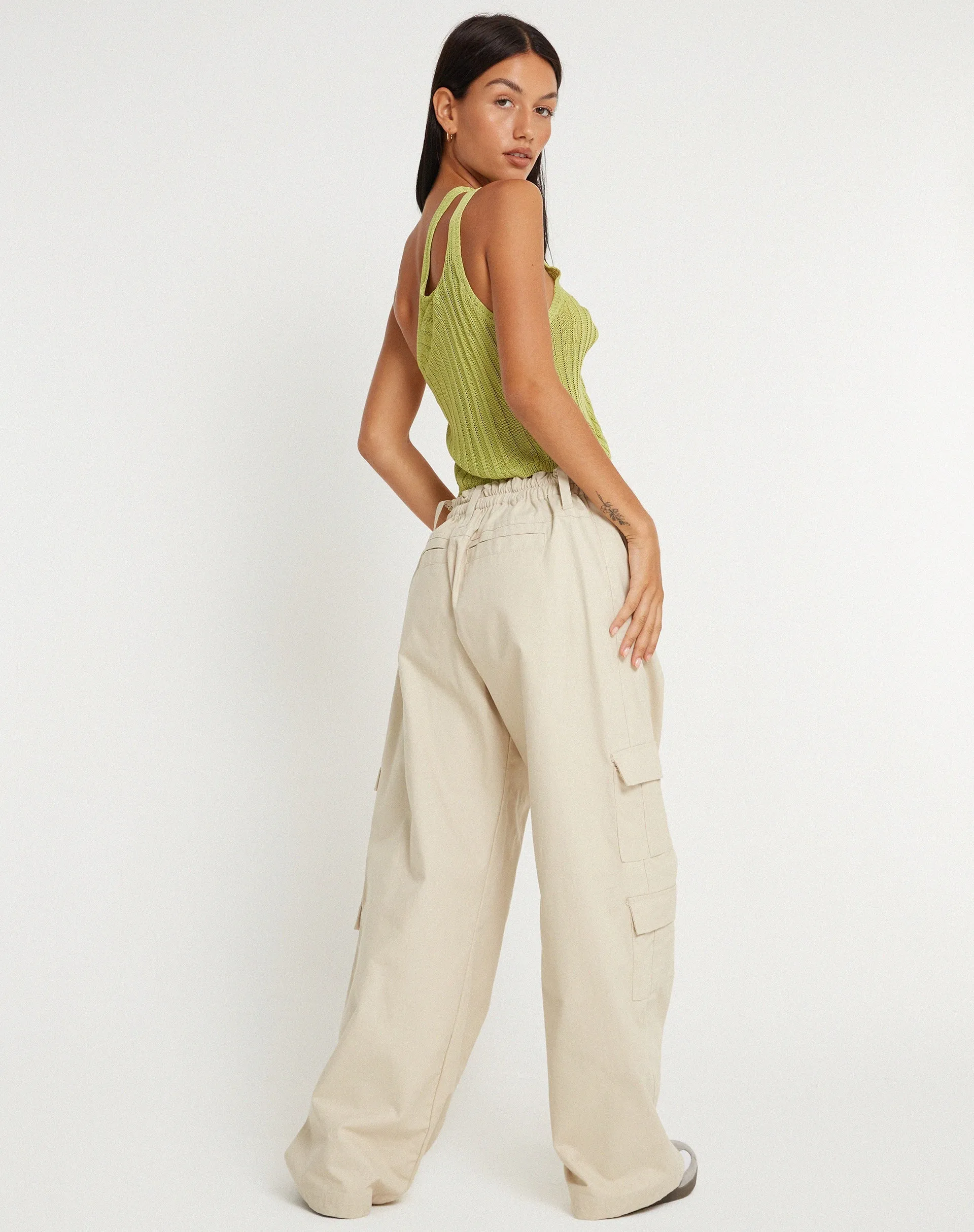 Tapa Cutout Top in Lime sold by Motel Rocks product image thumbnail 4