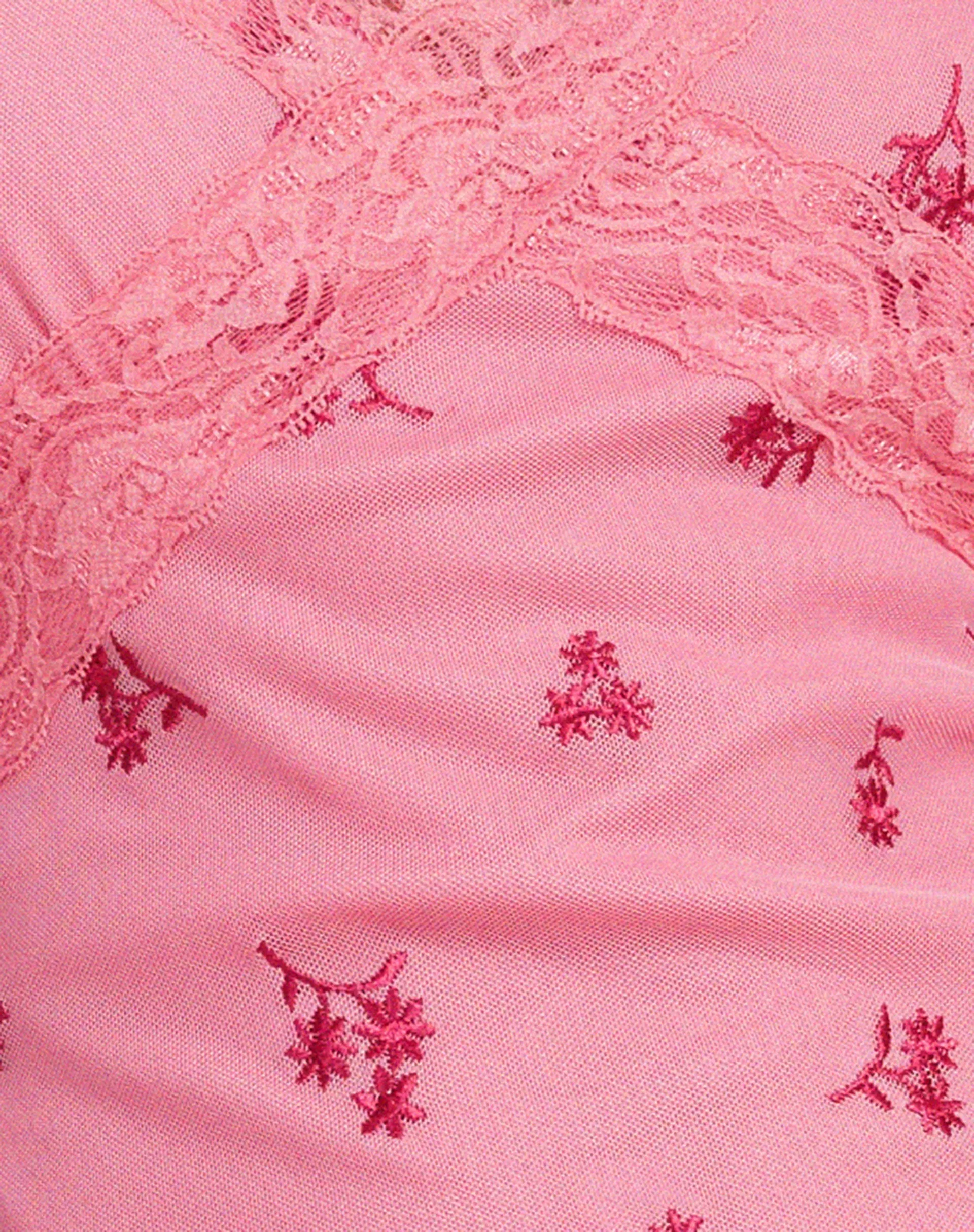 Coline Mini Dress in Pink Ditsy Daisy Embro sold by Motel Rocks product image thumbnail 5