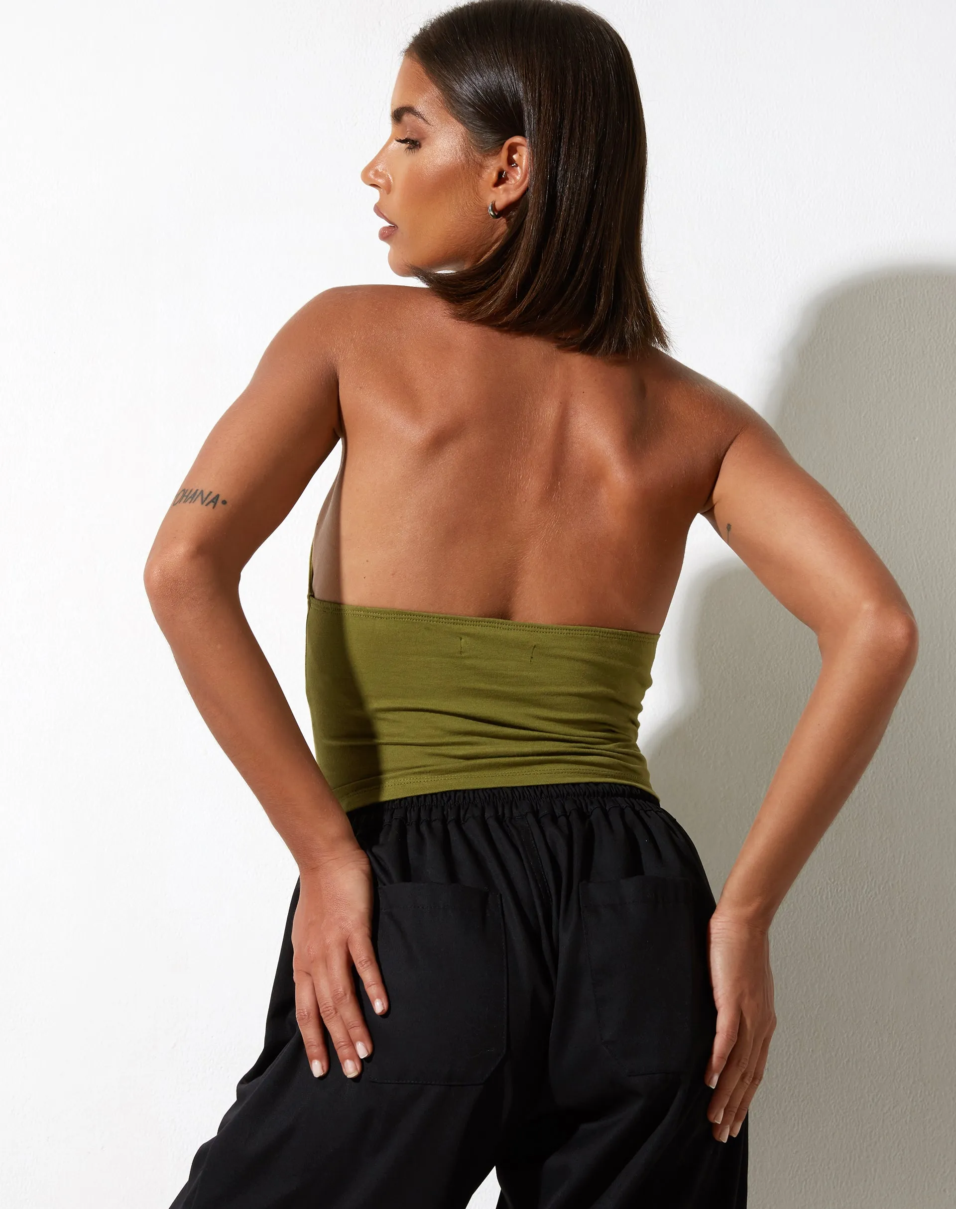 Jarisya Top in Khaki sold by Motel Rocks product image thumbnail 2