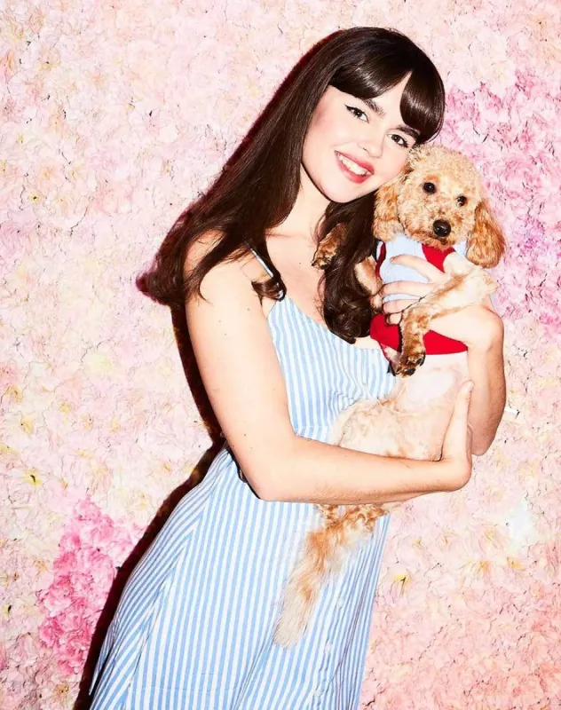 Auvaly Slip Dress in Basic Stripe Blue and White sold by Motel Rocks