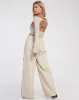 Brandy Long Sleeve Top in Coconut Milk sold by Motel Rocks