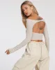 Brandy Long Sleeve Top in Coconut Milk sold by Motel Rocks