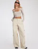 Brandy Long Sleeve Top in Coconut Milk sold by Motel Rocks