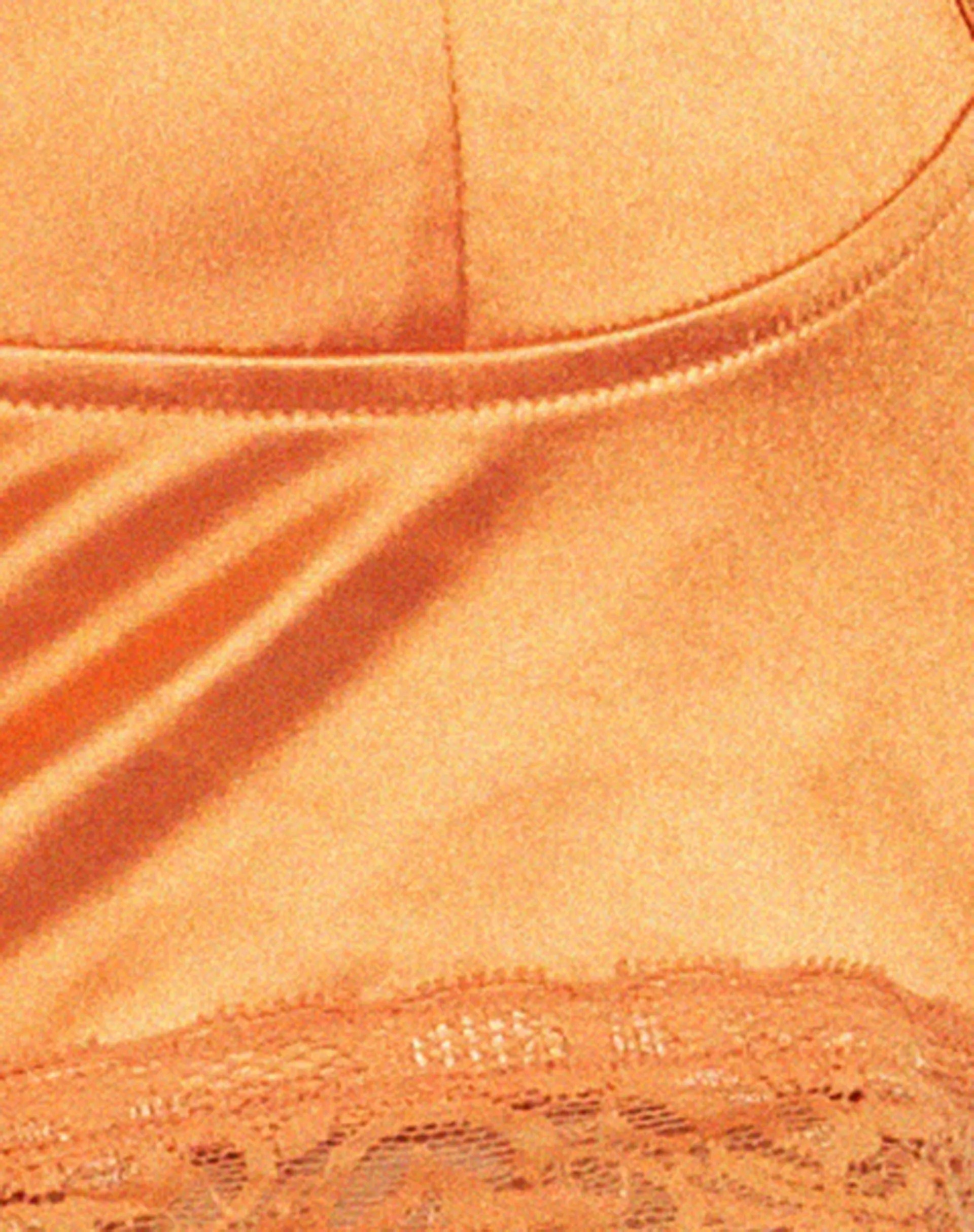Datuk Crop Top in Satin Tangerine sold by Motel Rocks product image thumbnail 5