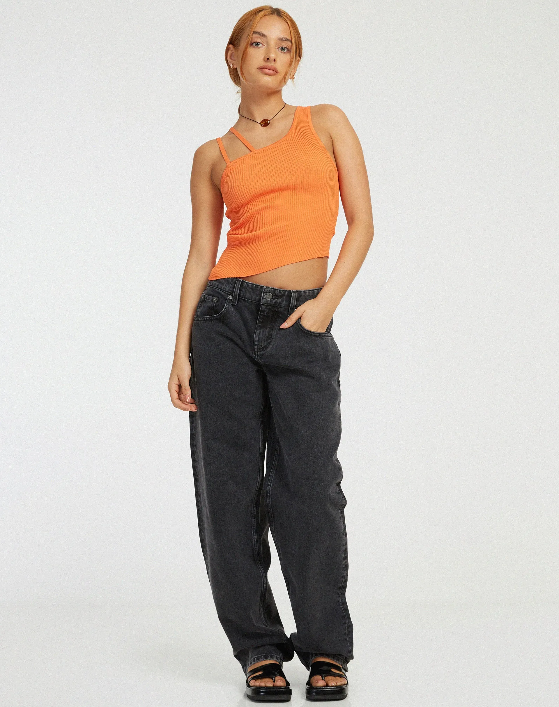 Lanica Top in Orange sold by Motel Rocks product image thumbnail 3