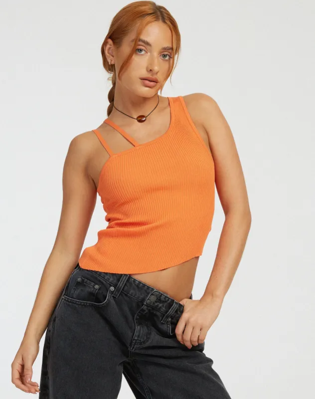 Lanica Top in Orange sold by Motel Rocks