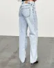 Mid Rise Slim Parallel Jeans in 80's Light Wash sold by Motel Rocks