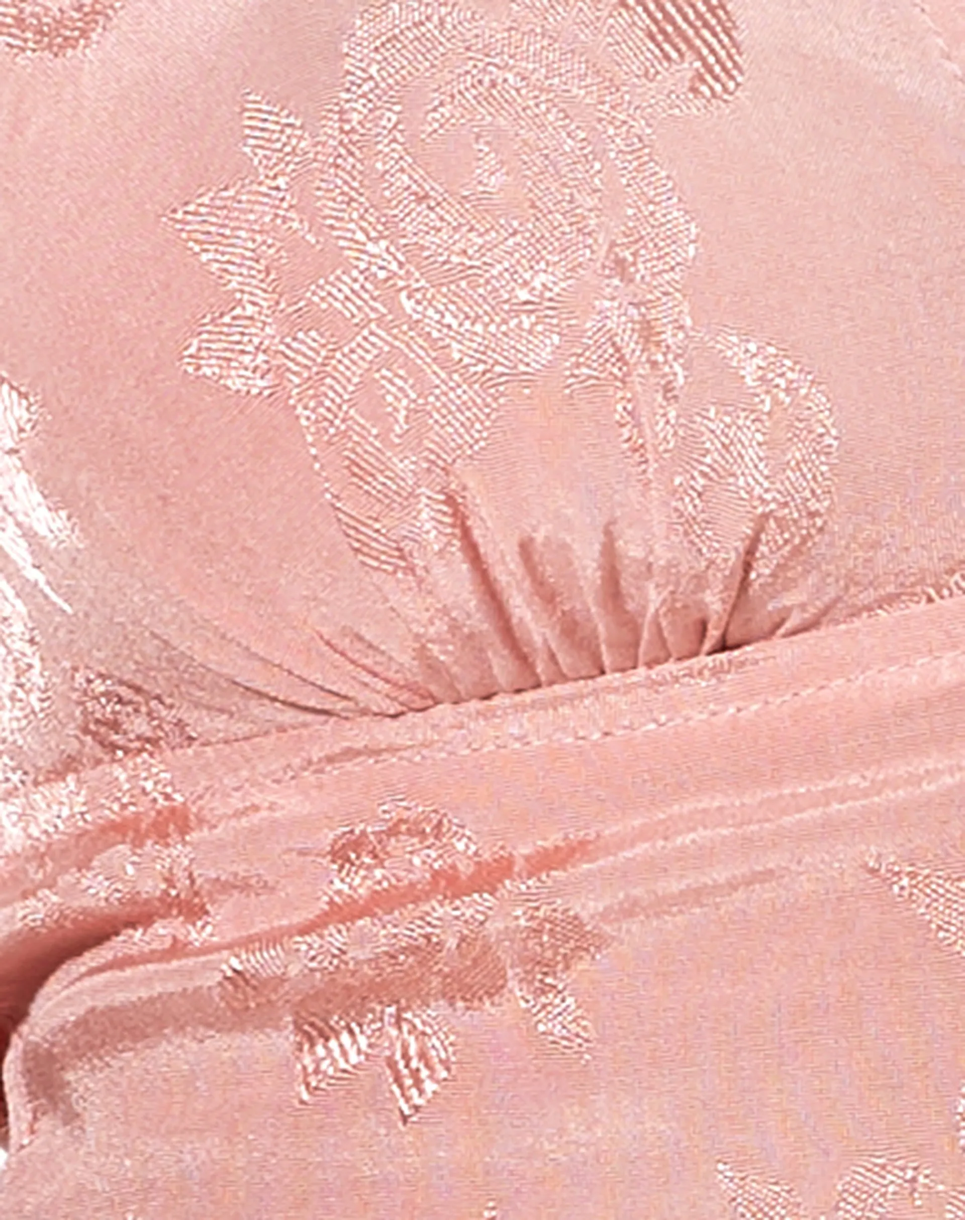 Nanda Crop Top in Satin Rose Coral Blush sold by Motel Rocks product image thumbnail 5