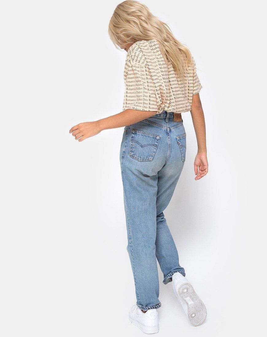 Oversize Basic Tee in Modern Day Romantic sold by Motel Rocks product image thumbnail 5