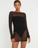 Osami Mini Dress in Black sold by Motel Rocks