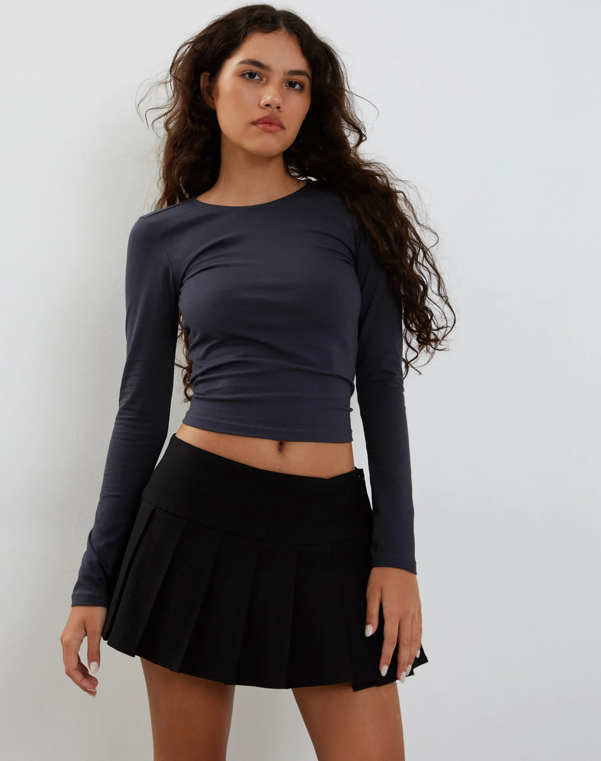 Ratmi Long Sleeve Open Back Top in Ocean Storm sold by Motel Rocks product image thumbnail 4