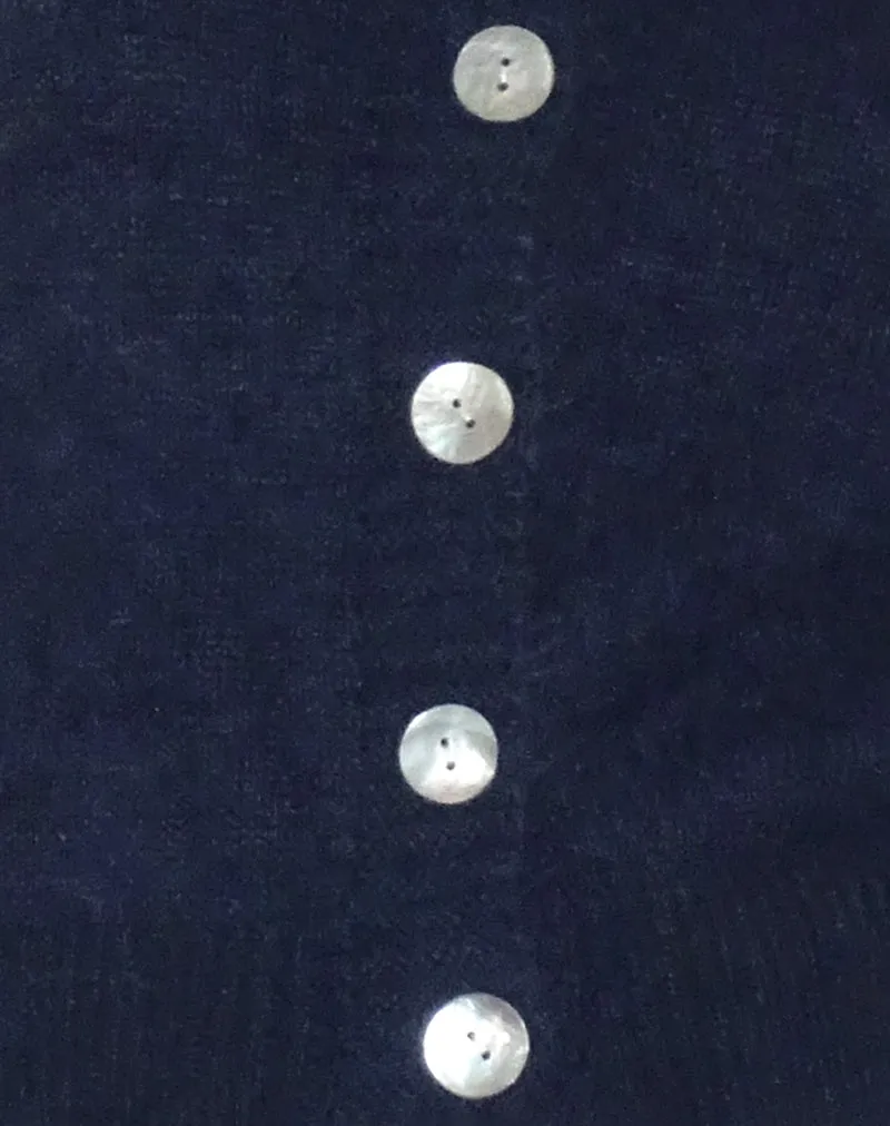 Audrina Cardigan In Fluffy Knit Navy sold by Motel Rocks product image thumbnail 5