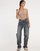 Kayson Crop Top in Mini Gingham sold by Motel Rocks