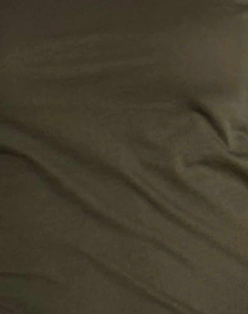 Lunica Top in Tissue Jersey Olive sold by Motel Rocks product image thumbnail 4