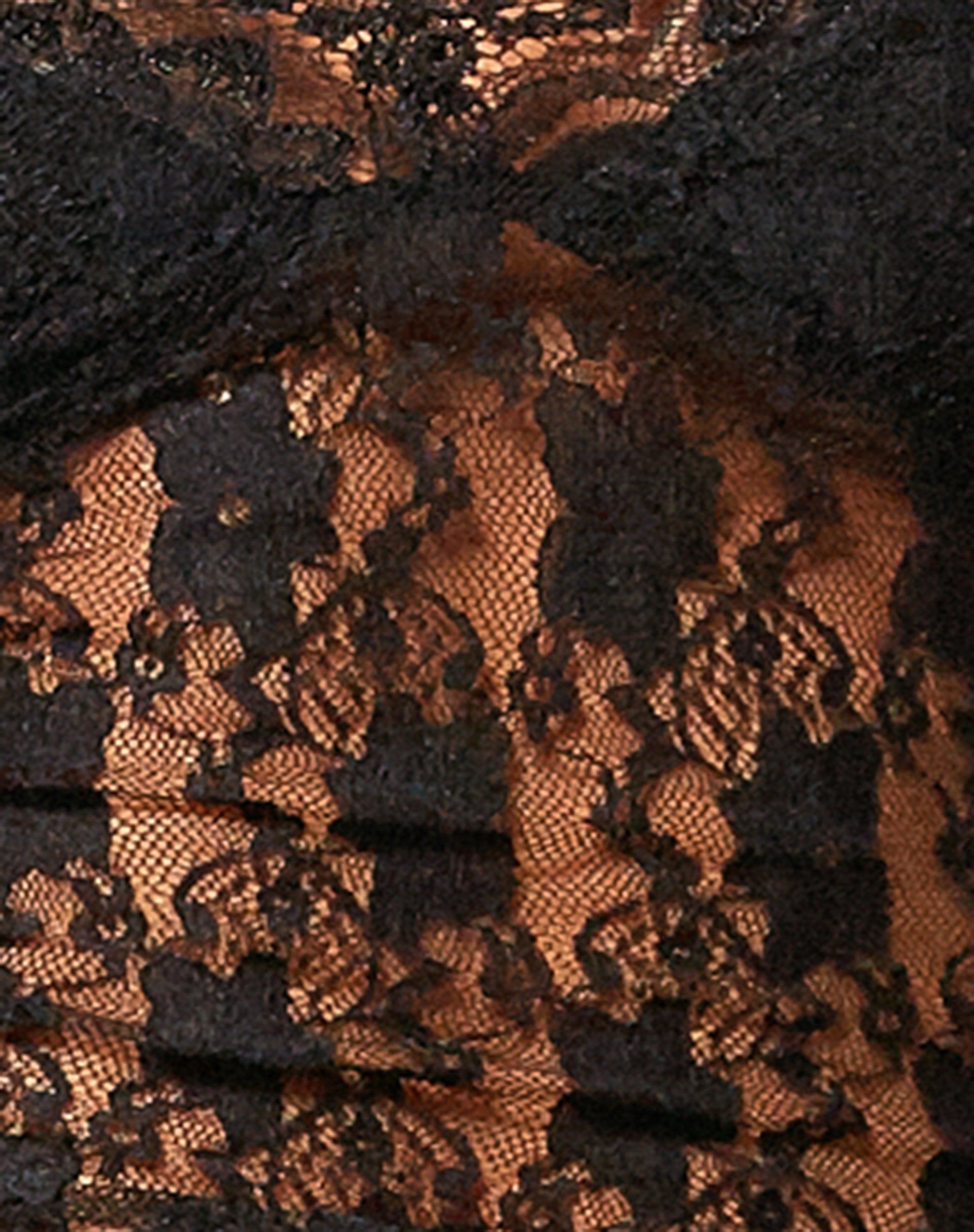 Yenika Crop Top in Black Lace Small Flower Black sold by Motel Rocks