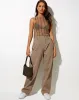 Barika Top in Mesh Taupe sold by Motel Rocks
