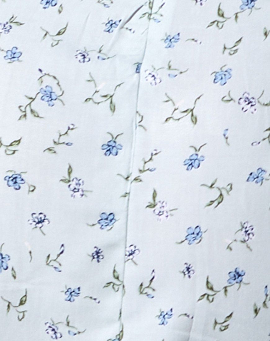 Cello Midi Dress in Pretty Petal Green sold by Motel Rocks product image thumbnail 5