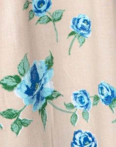 Hawaiian Shirt in Rose Blossom Blue sold by Motel Rocks