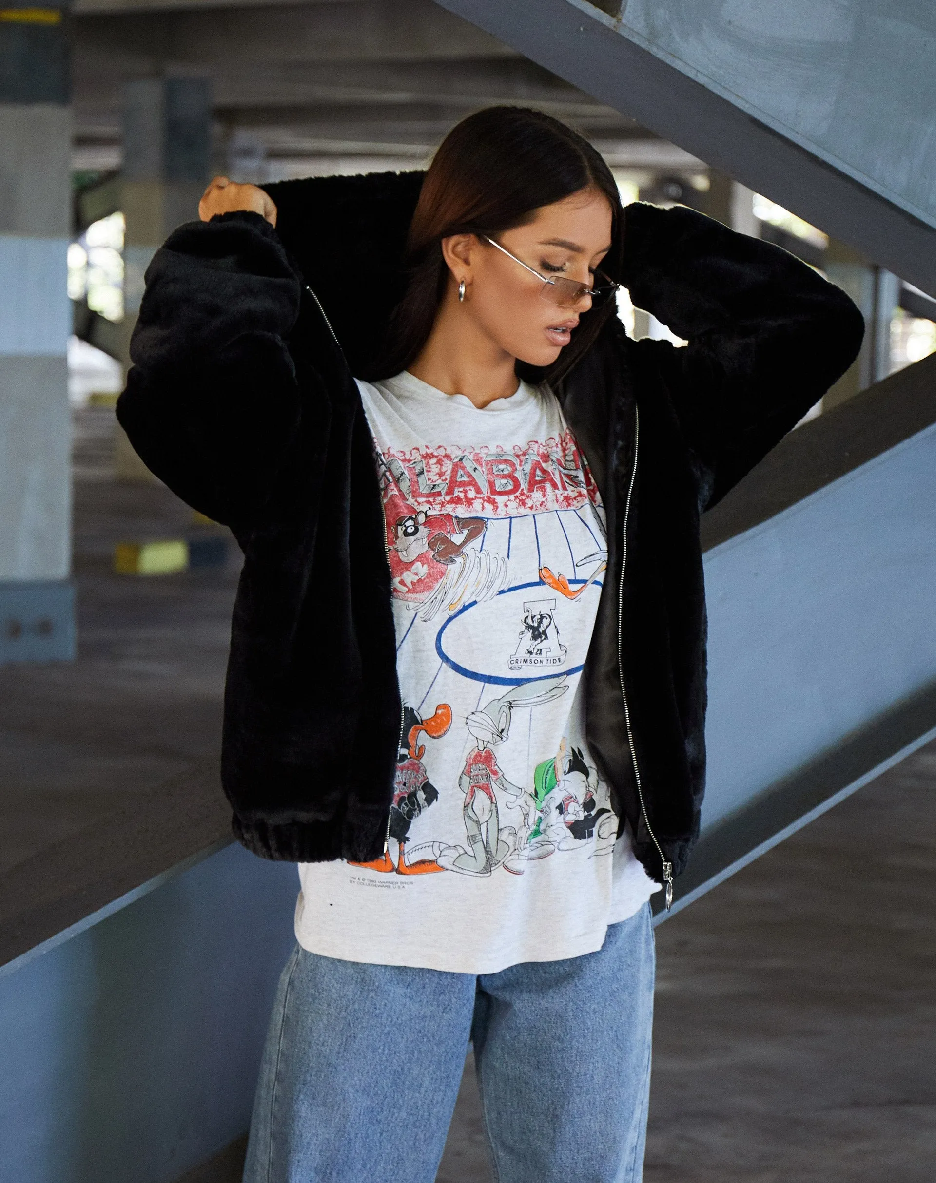 Emerson Jacket in Black sold by Motel Rocks