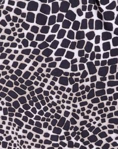Noela Backless Top in Abstract Croc Black sold by Motel Rocks