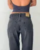 Low Rise Parallel Jeans in Vintage Black sold by Motel Rocks