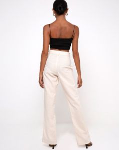 Gesta Trouser in Ecru sold by Motel Rocks