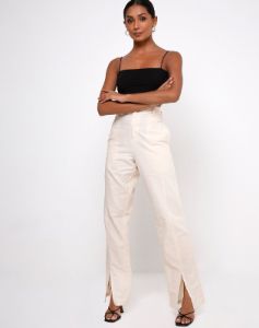 Gesta Trouser in Ecru sold by Motel Rocks
