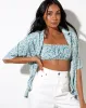 Hawaiian Shirt in Flower Power Blue sold by Motel Rocks