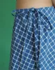 Takara Midi Skirt in Navy Tartan Poplin sold by Motel Rocks