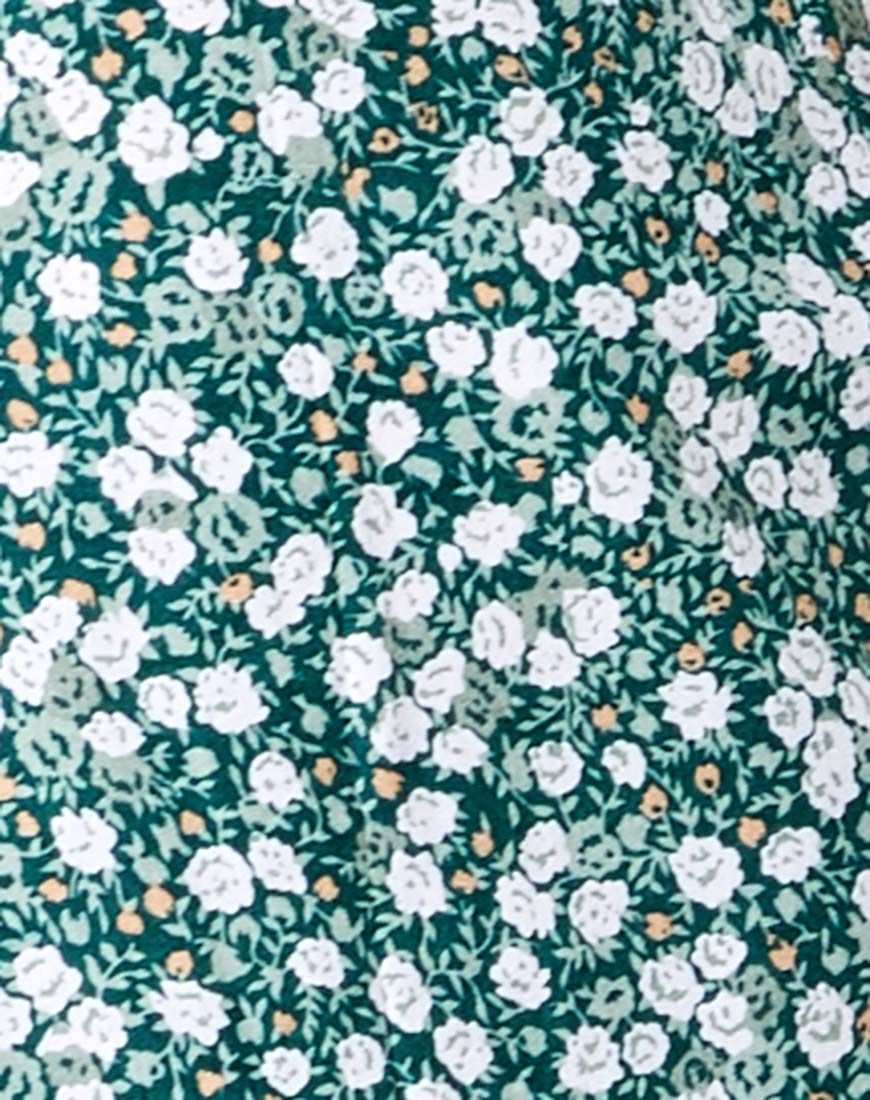 Calia Dress in Floral Field Green sold by Motel Rocks product image thumbnail 5