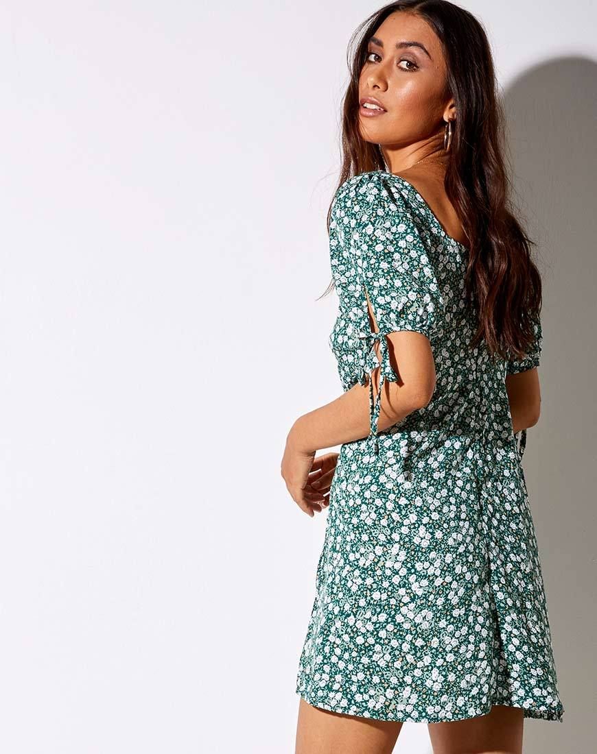 Calia Dress in Floral Field Green sold by Motel Rocks product image thumbnail 2