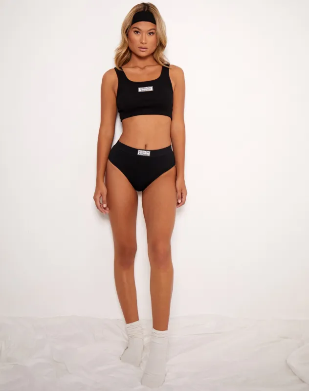 XEL Pant in Black Modern Day Romantics Label Embro sold by Motel Rocks