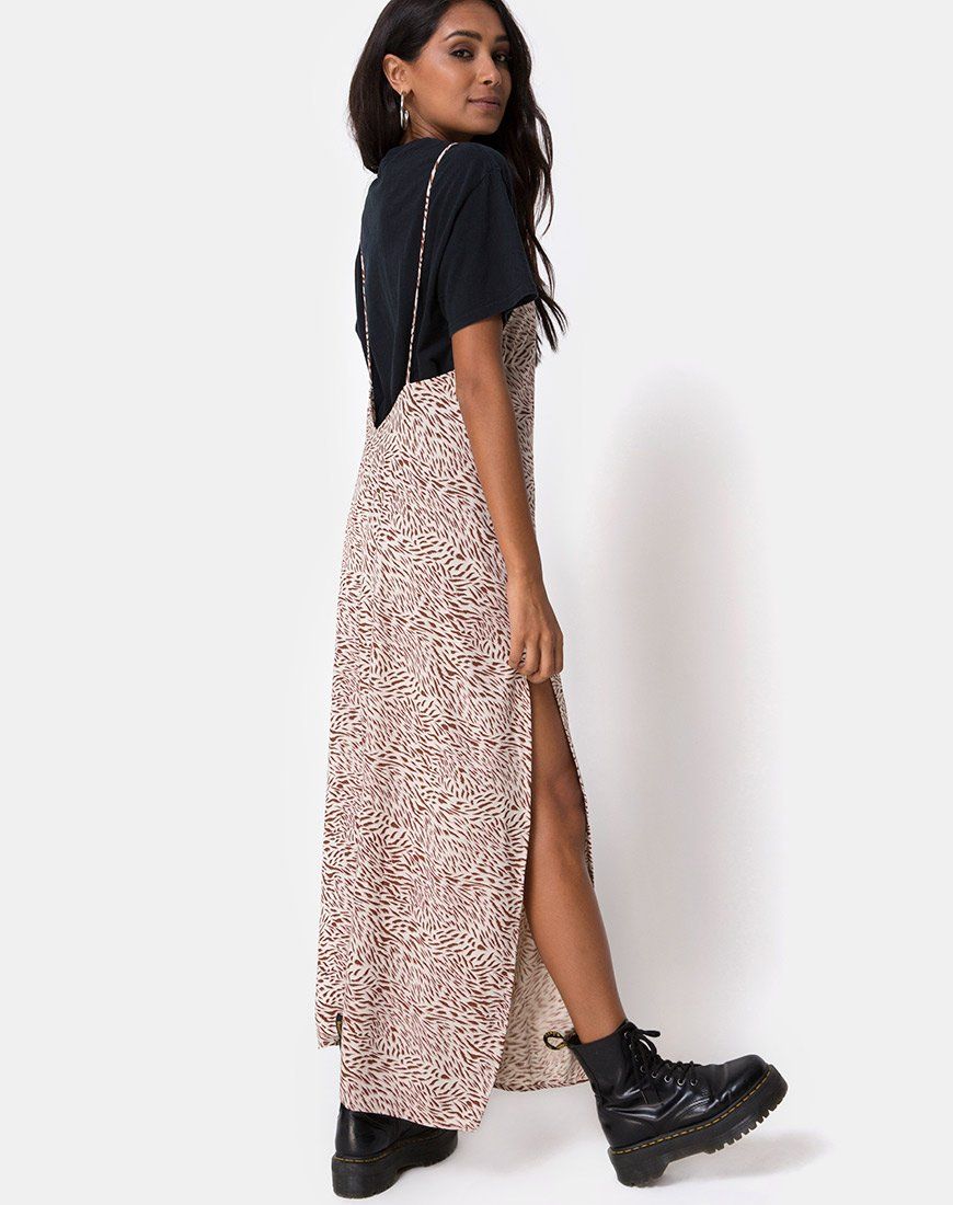 Hime Maxi Dress in Safari Taupe sold by Motel Rocks product image thumbnail 5