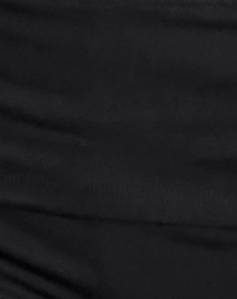 Jacita Flare Trouser in Black sold by Motel Rocks product image thumbnail 5