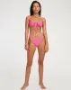 Farida Bikini Bottom in Hot Pink sold by Motel Rocks